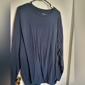 Men's Blue Long Sleeve Shirt